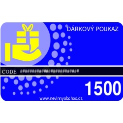 Dárkový poukaz 1500
