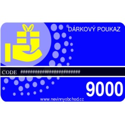 Dárkový poukaz 9000